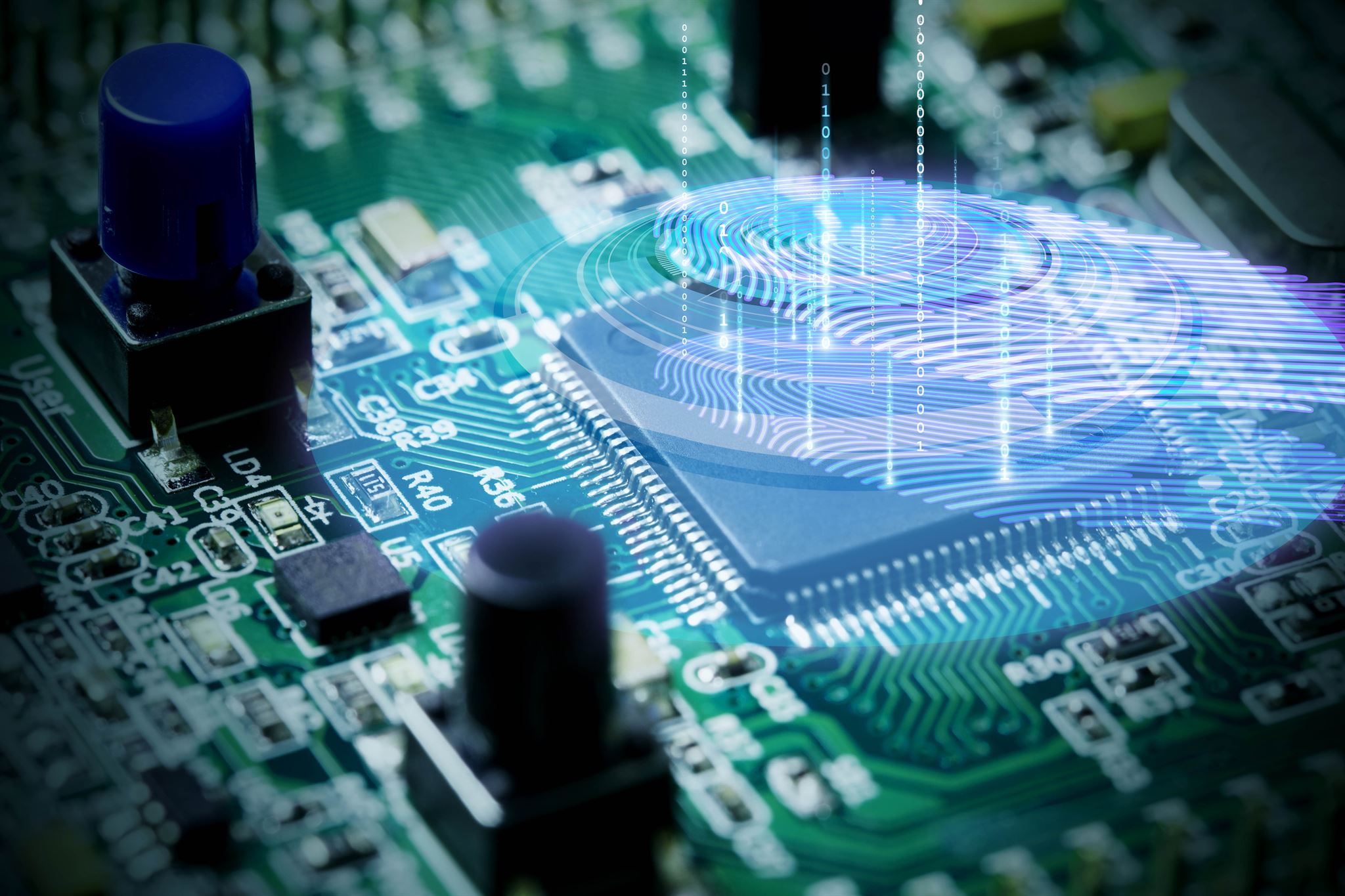 Fingerprint-scanning-machine